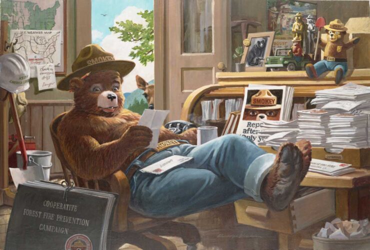 Historic Smokey Bear paintings on display News, Sports, Jobs The